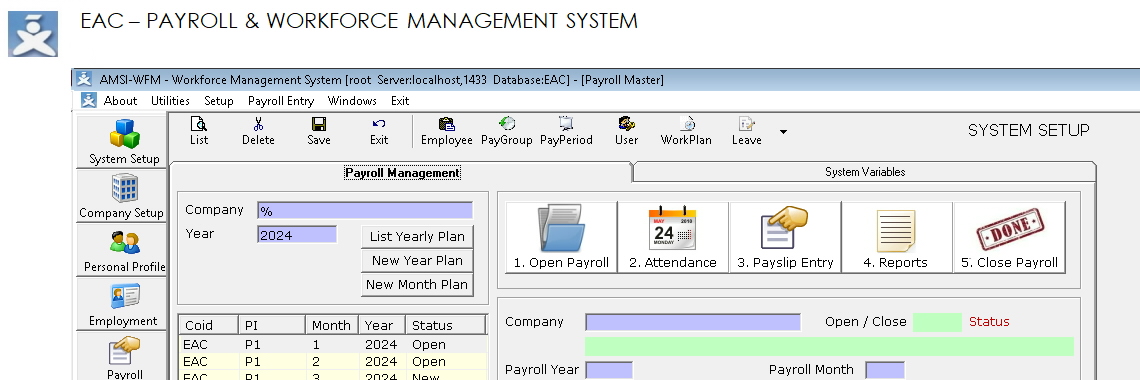 Payroll & Workforce Management System